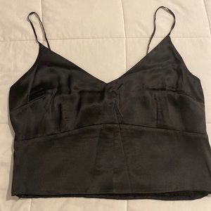 Abercrombie & Fitch Black Crop Top, Size: XL
